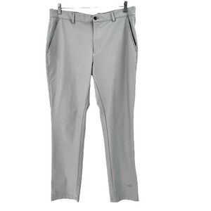 Greg‎ Norman Golf Pants Men's 34x32 Gray Activewear Stretch Performance Preppy